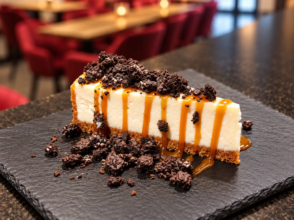 Cheesecake caramel Oréo